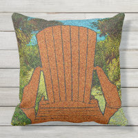 Adirondack Chair At The Beach Stippled