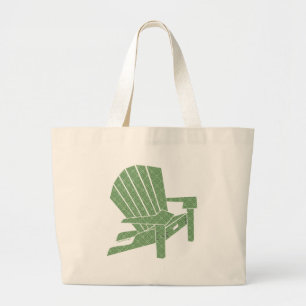 Adirondack Chair Large Tote Bag