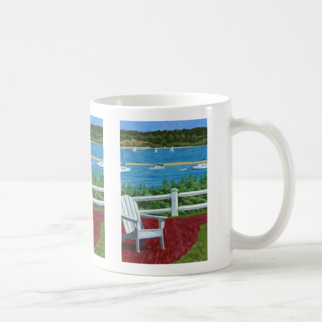 Adirondack Chair Painting Coffee Mug (Right)
