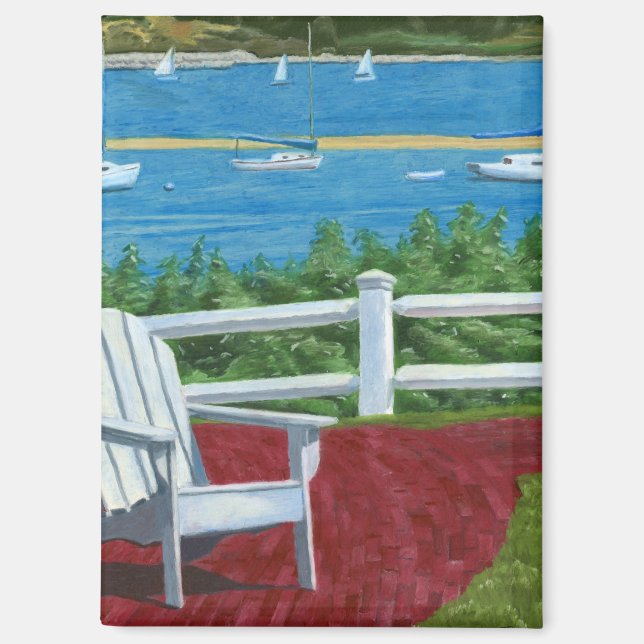 Adirondack Chair Painting Magnet (Front)