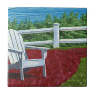 Adirondack Chair Painting Tile