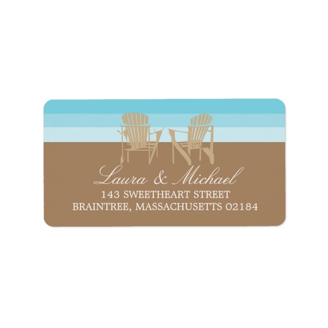 Adirondack Chairs | Address Label (Front)
