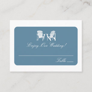 Adirondack Chairs   Escort Cards