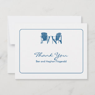 Adirondack Chairs Thank You Card