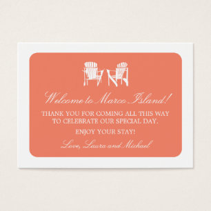 Adirondack Chairs   Wedding Favour Tag