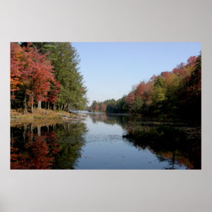 Adirondack Fall Foliage Poster