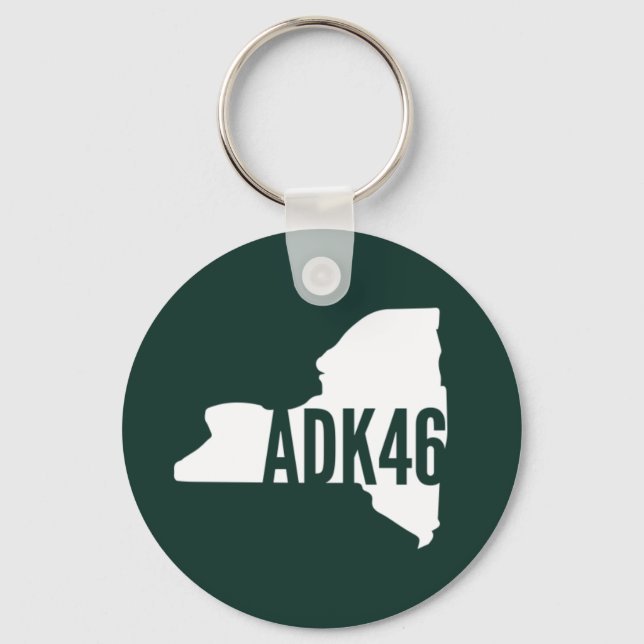 Adirondack High Peaks Keychain (Front)