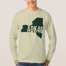 Adirondack High Peaks List Long Sleeve T-Shirt
