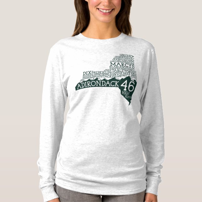 Adirondack High Peaks Women's Long Sleeve T-Shirt (Front)