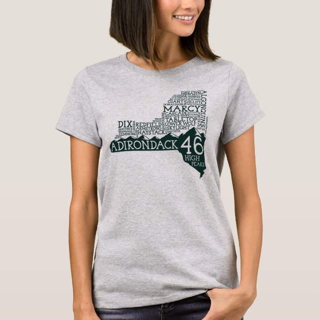 Adirondack High Peaks Women's T-Shirt (Front)