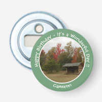 Adirondack Lean-to in Autumn Birthday Party Items