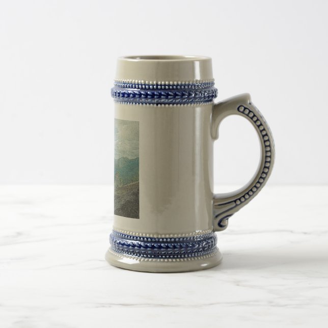 Adirondack Mountain Peaks Panorama Beer Stein (Right)