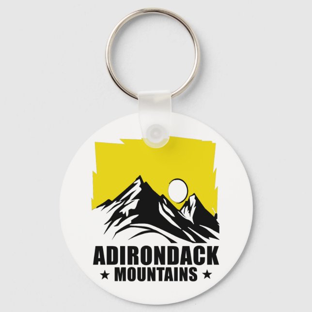 Adirondack Mountains New York USA Key Ring (Front)