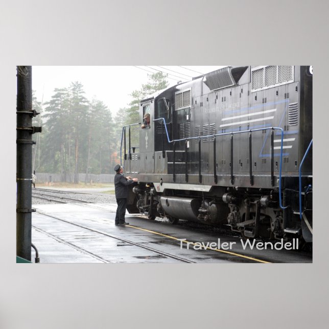 Adirondack Scenic Railroad, Thendara Station Poster (Front)