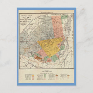Adirondack Survey Sketch - Verplanck Colvin Map Postcard