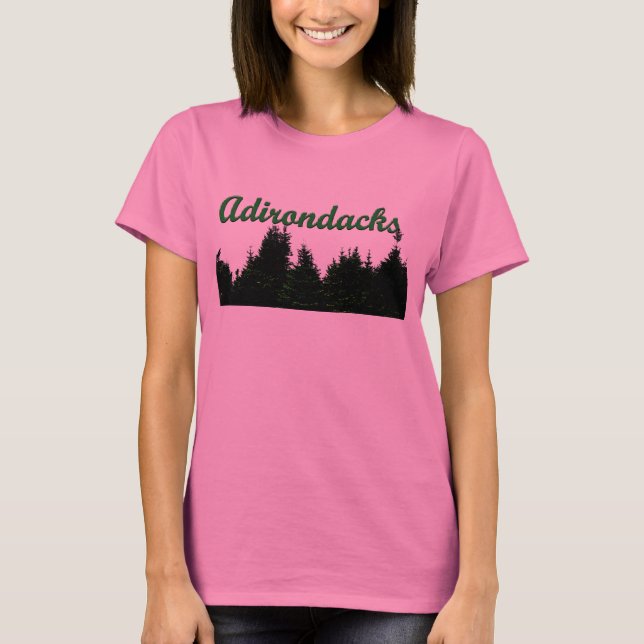 Adirondack Trees T-SHirt (Front)