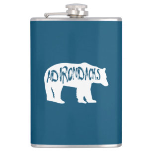Adirondacks Bear Hip Flask