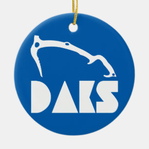 Adirondacks Ice Climbing Ceramic Tree Decoration