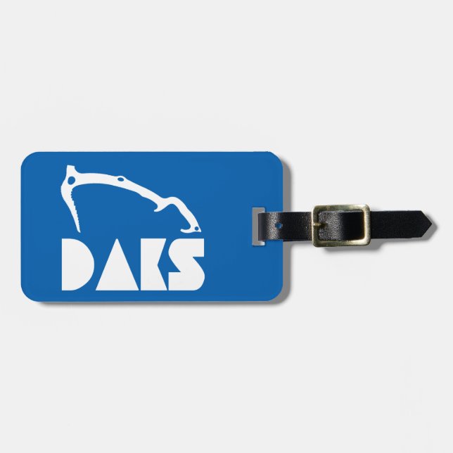 Adirondacks Ice Climbing Luggage Tag (Front Horizontal)