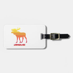 Adirondacks Moose Luggage Tag