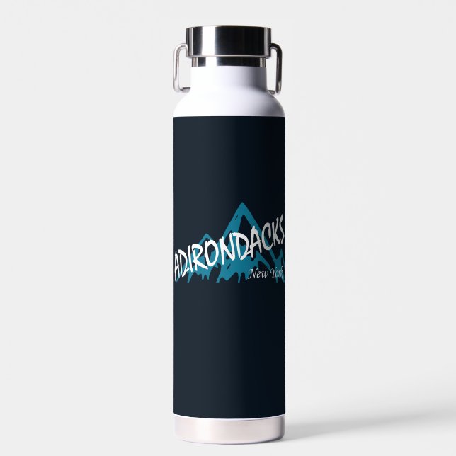 Adirondacks New York Mountains Water Bottle (Front)