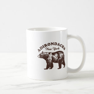 Adirondacks Ny Bear Retro Vintage Style Hiking Mou Coffee Mug