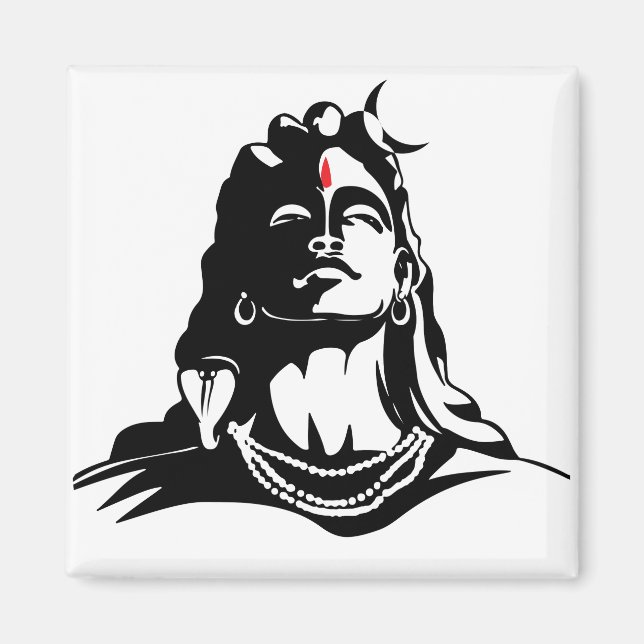 Adiyogi Mahadev Om Namah Shivaya Hindu Magnet (Front)