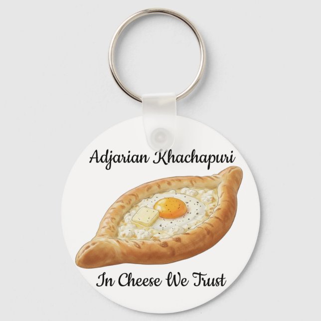 Adjarian Khachapuri  Key Ring (Front)