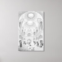 Adji Seid Hussein Bazaar, in Kashan, from 'Voyage