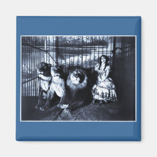 Adjie and the Lions 1899 Magnet