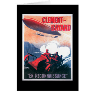 Adjudant Vincenot WWI Airship Promotional Poster