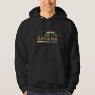 Adjuntas Puerto Rico Mountains Retro Sunset Puerto Hoodie