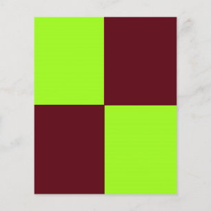 ADJUSTABLE chartreuse & Brown Flyer