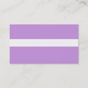 ADJUSTABLE Lavender & White Business Card