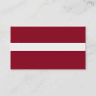 ADJUSTABLE Maroon & White Business Card