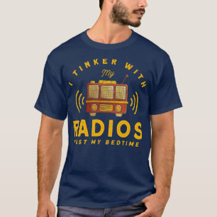 Adjusting Antenna Radio Operator Ham Radio gift  T-Shirt