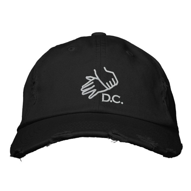Adjusting Hands Chiropractor Embroidered Hat (Front)