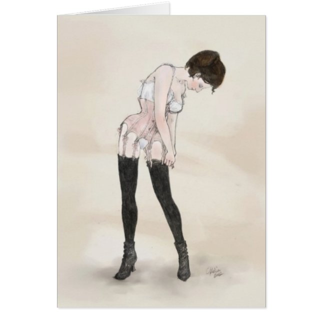 Adjusting Stockings (Front)