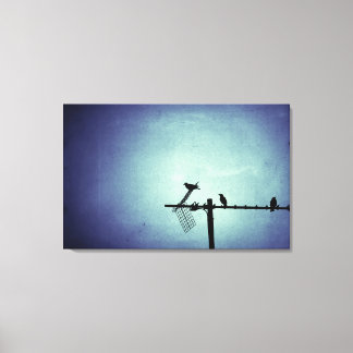 Adjustment in progress canvas print