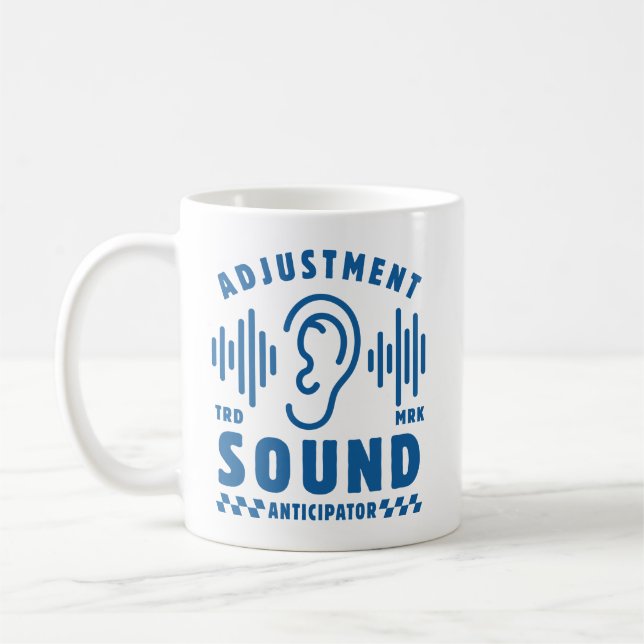 Adjustment sound anticipator coffee mug (Left)