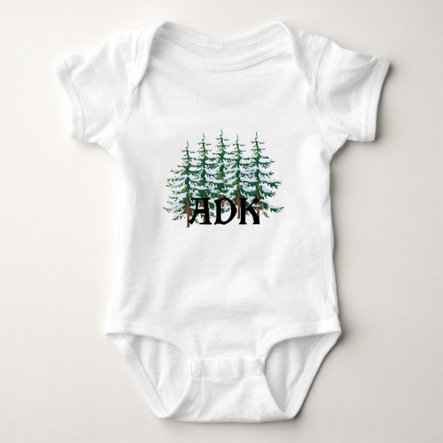 ADK Adirondack Pines Baby Bodysuit (Front)