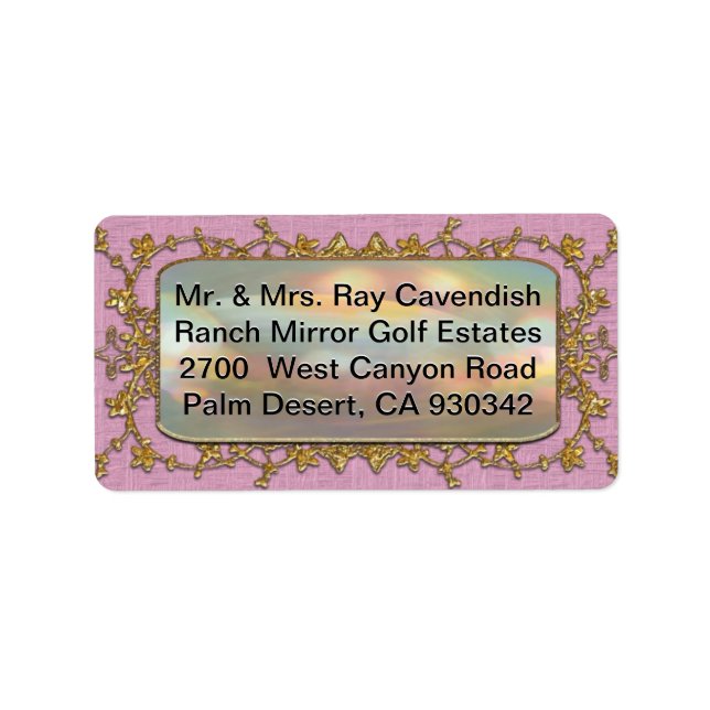 Adlamchelle Summer Elegant Label (Front)