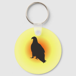 Adler Silhouette Key Ring