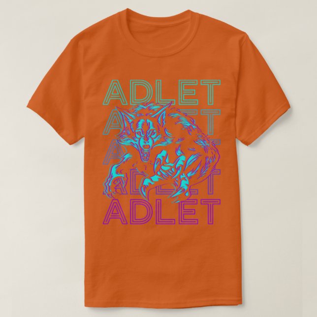 Adlet Inuit Mythology Retro Adlet Gift T-Shirt (Design Front)