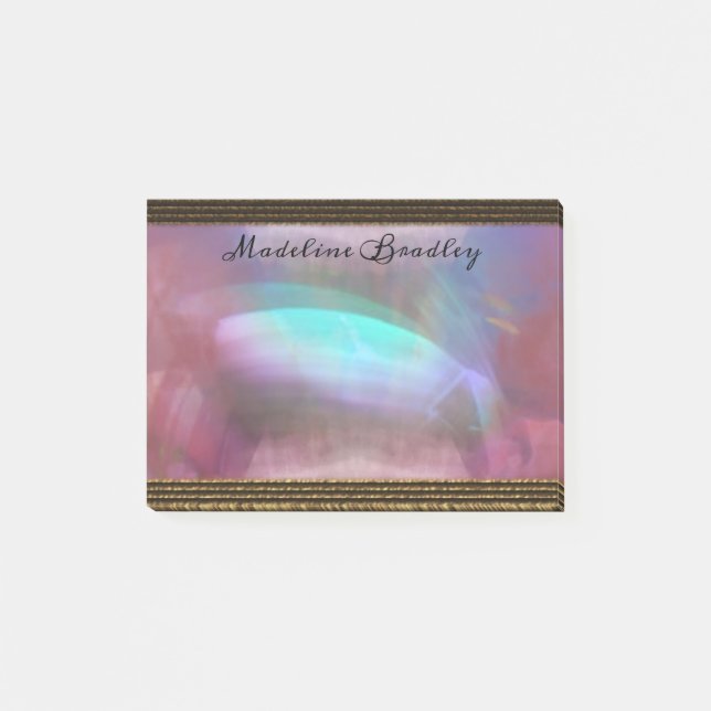 Admenia Beautiful Monogram Post-it Notes (Front)