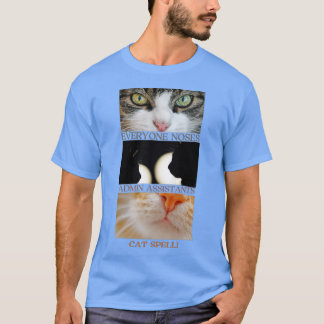 Admin Assistant Cat Fun T-Shirt