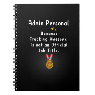 Admin Personal Notebook