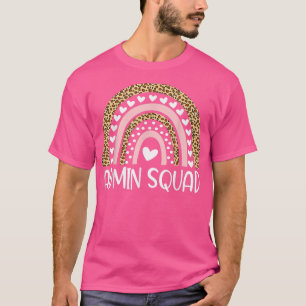 Admin Squad Administrator Rainbow Teacher Back To T-Shirt