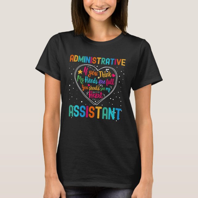 Administrative Assistant Appreciation Week Back to T-Shirt (Front)