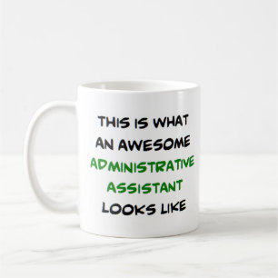 administrative assistant, awesome coffee mug